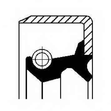 Уплотнительное кольцо CORTECO B1SLX1 Simmerring / 01026374B