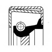 Сальник коробки передач CORTECO B2RD Simmerring / 12011394B