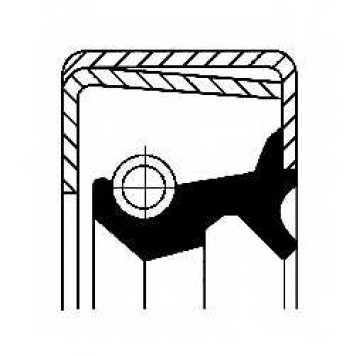 Сальник ступицы колеса CORTECO B2SL Simmerring / 12011409B