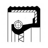 Уплотнительное кольцо, компрессор CORTECO BABDRWX7 Simmerring / 01026501B