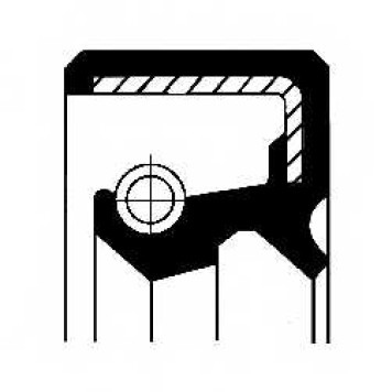 Уплотнительное кольцо CORTECO BAFSFSL Simmerring / 01016544B