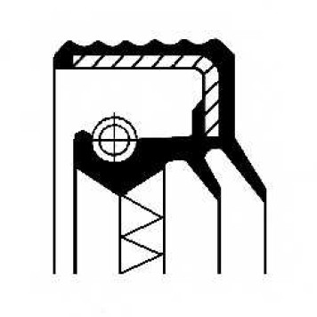 Уплотнительное кольцо CORTECO BASLDRWX267 Simmerring / 01027679B