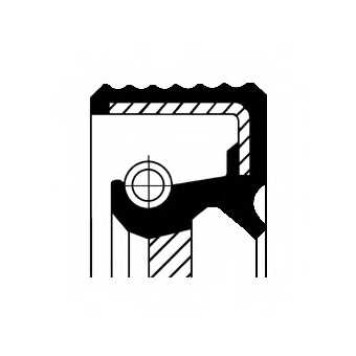 Сальник коробки передач CORTECO BASLVRDX27 Simmerring / 01034638B