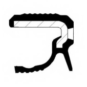 Сальник коленвала CORTECO BAESSSLRSX7 Simmerring / 19036599B