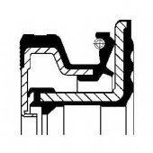 Сальник ступицы колеса CORTECO RWDR-K7 S2 Simmerring / 12040000B