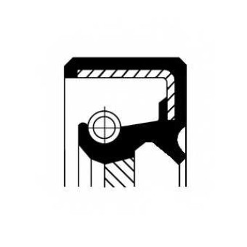 Уплотнительное кольцо вала, насос гидроусилителя CORTECO HTCV Simmerring / 19026213B