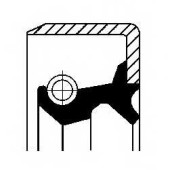 Уплотняющее кольцо вала, рулевой механизм CORTECO TB Simmerring / 19016632B