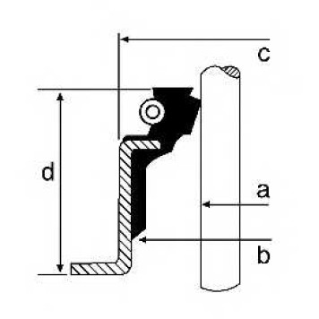 Уплотнительное кольцо стерженя клапана CORTECO UV6003-FD / 19026652