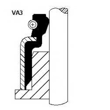 Уплотнительное кольцо стерженя клапана CORTECO VA3 5,5-2 / 12015361