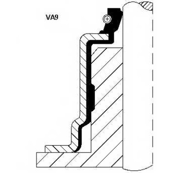 Уплотнительное кольцо стерженя клапана CORTECO VA9 6-25 / 12016587