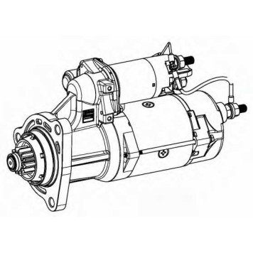 Стартер 7,5кВт для MERCEDES ACTROS, AXOR, TRAVEGO(O 580) <b>DELCO REMY Brand New (Heavy Duty) 8200519</b>