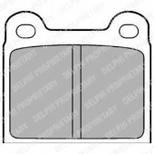 Колодки тормозные дисковые для AUDI 100 / BMW 02, 1500-2000 / MERCEDES , /8, COUPE, KOMBI, S, SL / OPEL ADMIRAL, ASCONA, COMMODORE, DIPLOMAT, MONZA, REKORD, SENATOR / SAAB 99 / VOLVO 140, 164, 240, 260, 740, 760, 780, 850, 940, 960, C70, S70, V70 <b>DELPH