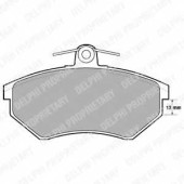 Колодки тормозные дисковые для AUDI A4, CABRIOLET / VW CADDY, CORRADO, GOLF, PASSAT, VENTO <b>DELPHI LP778 / 20168</b>