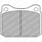 Колодки тормозные дисковые для VW LT(281-363,291-512,293-909) <b>DELPHI LP117 / 20280</b>
