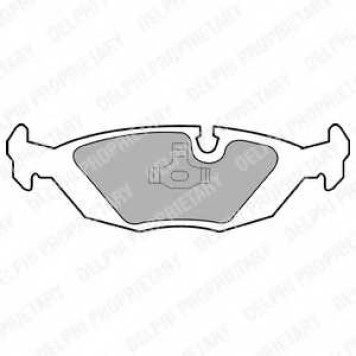 Колодки тормозные дисковые для BMW 3(E30), 5(E28), 6(E24), 7(E23,E32), Z1 <b>DELPHI LP442 / 20675</b>