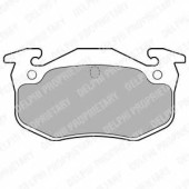 Колодки тормозные дисковые для CITROEN SAXO, XSARA, ZX / PEUGEOT 106, 205, 206, 306, 309 / RENAULT 11, 19, 9, CLIO, MEGANE, SUPER 5 <b>DELPHI LP699 / 20790</b>