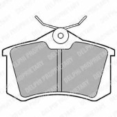 DELPHI LP565 - колодки тормозные, задние