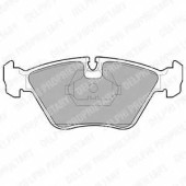 Колодки тормозные дисковые для AUDI 100(44,44Q,C3), 200(44,44Q), 90(89,89Q,8A,B3), COUPE(89,8B), QUATTRO(85) <b>DELPHI LP705 / 20968</b>