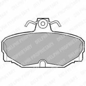 Колодки тормозные дисковые для FORD ESCORT(GAL), GRANADA(GNU,GU), SCORPIO(GAE,GFR,GGE,GGR,GNR), SIERRA(BNC,BNG,GB4,GBC,GBG) <b>DELPHI LP507 / 20981</b>