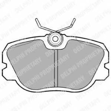 Колодки тормозные дисковые для SAAB 9000 <b>DELPHI LP731 / 21068</b>