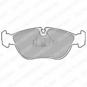 Колодки тормозные дисковые для VOLVO 850(LS,LW), C70, S70(LS), V70(LV) <b>DELPHI LP839 / 21273</b>