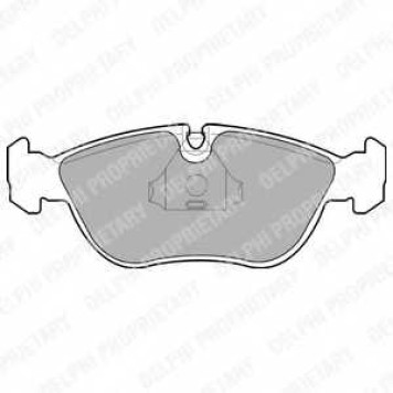 Колодки тормозные дисковые для VOLVO 850(LS,LW), C70, S70(LS), V70(LV) <b>DELPHI LP839 / 21273</b>