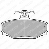 Колодки тормозные дисковые для VOLVO 740(744,745), 760(704,764,765), 780, 940(944,945), 960(964,965), S70(LS), S90, V70(LV,SW), V90 <b>DELPHI LP637 / 21385</b>