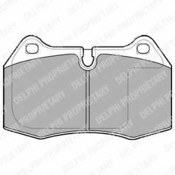 Колодки тормозные дисковые для BMW 7(E38), 8(E31) <b>DELPHI LP1584 / 21471</b>