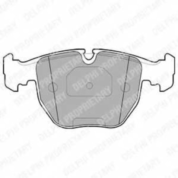 DELPHI LP1003 - колодки тормозные, передние