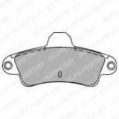 Колодки тормозные дисковые для FORD MONDEO(BAP,BFP,BNP,GBP) <b>DELPHI LP1242 / 21586</b>