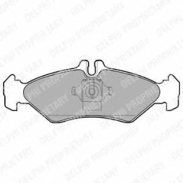 Колодки тормозные дисковые для MERCEDES SPRINTER(901, 902, 903, 904) / VW LT(2, 2DA, 2DB, 2DC, 2DD, 2DE, 2DF, 2DH, 2DK) <b>DELPHI LP1595 / 21621</b>