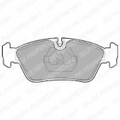 DELPHI LP710 - колодки тормозные, передние