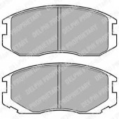 Колодки тормозные дисковые для DAIHATSU TERIOS / MITSUBISHI COLT, LANCER, MIRAGE <b>DELPHI LP1594 / 21650</b>
