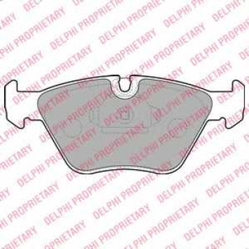 Колодки тормозные дисковые для BMW 5(E39) <b>DELPHI LP1608 / 21677</b>