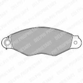 Колодки тормозные дисковые для CITROEN XSARA(N0,N1,N2) / RENAULT KANGOO Express(FC0/1#), KANGOO(KC0/1#) <b>DELPHI LP1610 / 21980</b>