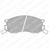 DELPHI LP1461 - колодки тормозные, передние