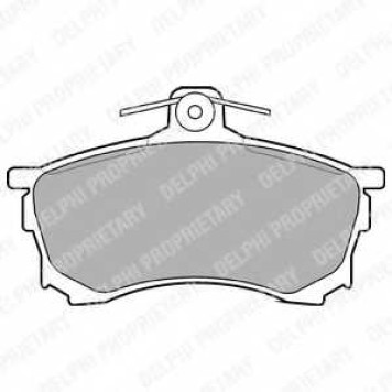 Колодки тормозные дисковые для MITSUBISHI CARISMA(DA#) <b>DELPHI LP992 / 23080</b>