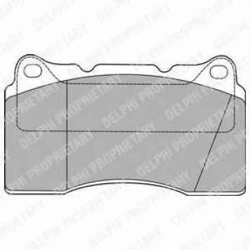 Колодки тормозные дисковые <b>DELPHI LP1422 / 23092</b>