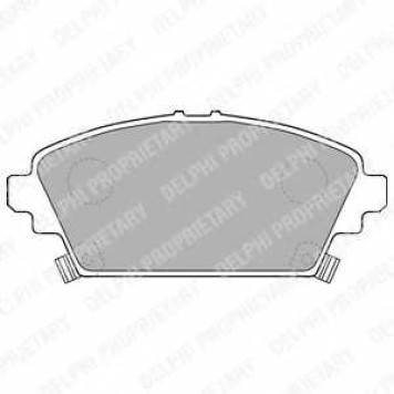Колодки тормозные дисковые для HONDA ACCORD(CG,CH,CK) / NISSAN ALMERA TINO(V10) <b>DELPHI LP1503 / 23094</b>