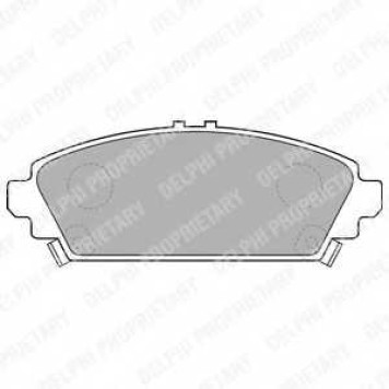 Колодки тормозные дисковые для HONDA ACCORD(CF,CG,CK), CIVIC(EP,EU,EV) <b>DELPHI LP1526 / 23096</b>