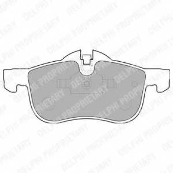 Колодки тормозные дисковые <b>DELPHI LP1521 / 23112</b>