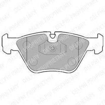 Колодки тормозные дисковые для BMW 3(E46), X3(E83), Z4(E85,E86) <b>DELPHI LP1843 / 23183</b>