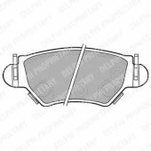 DELPHI LP1553 - колодки тормозные, задние