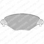 DELPHI LP1654 - колодки тормозные, передние