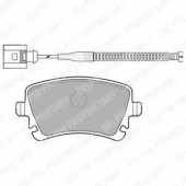 Колодки тормозные дисковые для AUDI A4(8E2, 8E5, 8EC, 8ED, 8H7, 8HE, 8K5, B6, B7, B8), A6(4B2, 4B5, 4F2, 4F5, 4FH, C5, C6), A8(4E#) / VW PHAETON(3D#) <b>DELPHI LP1860 / 23326</b>