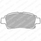 DELPHI LP1414 - колодки тормозные, передние