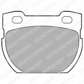 Колодки тормозные дисковые для LAND ROVER DEFENDER(LD,LD#) <b>DELPHI LP1847 / 23471</b>