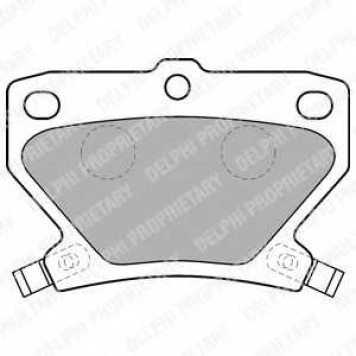 Колодки тормозные дисковые для TOYOTA CELICA, COROLLA, PRIUS, YARIS <b>DELPHI LP1513 / 23521</b>