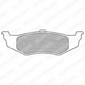 Колодки тормозные дисковые для CHRYSLER 300 M(LR), NEON(PL), PT CRUISER(PT#), SEBRING(JR) <b>DELPHI LP1515 / 23561</b>