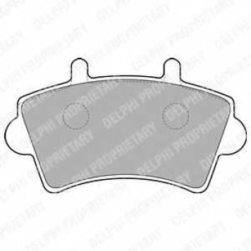 Колодки тормозные дисковые для NISSAN INTERSTAR(X70) / OPEL MOVANO(E9,F9,H9,J9,U9) / RENAULT MASTER(ED/HD/UD,FD,JD) <b>DELPHI LP1746 / 23613</b>
